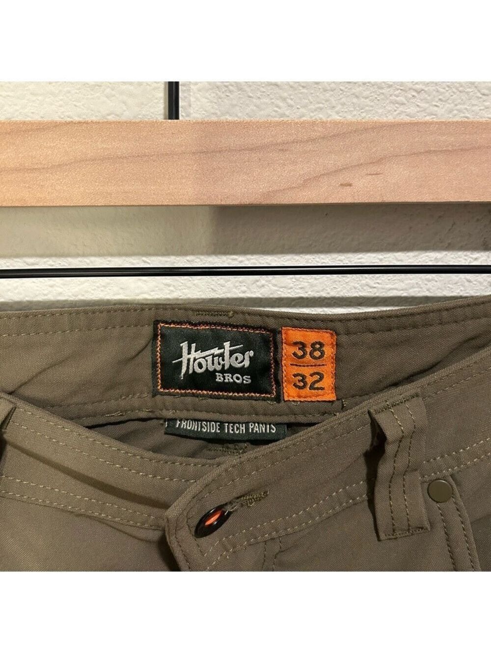 Howler Brothers Frontside Tech Pants 38x32 – Olive – NWT - Picture 5 of 5